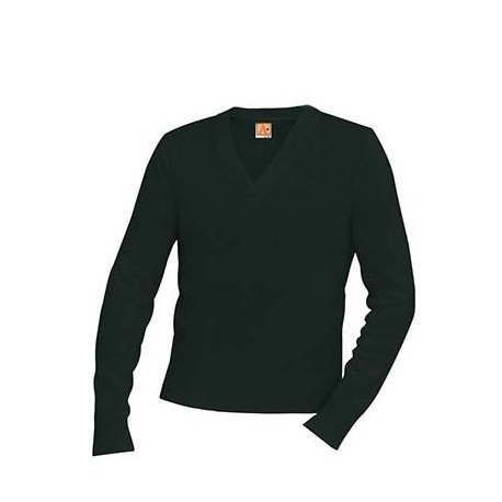 Unisex Classic V-Neck Long Sleeve Pullover